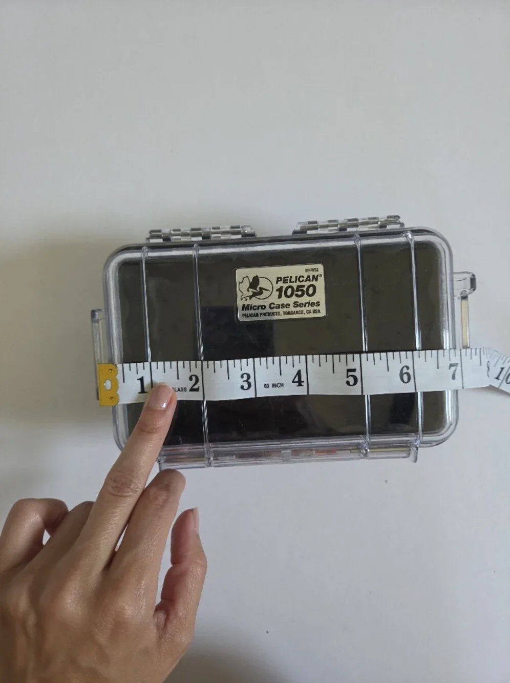 Pelican 1050 Micro Case series clear black liner